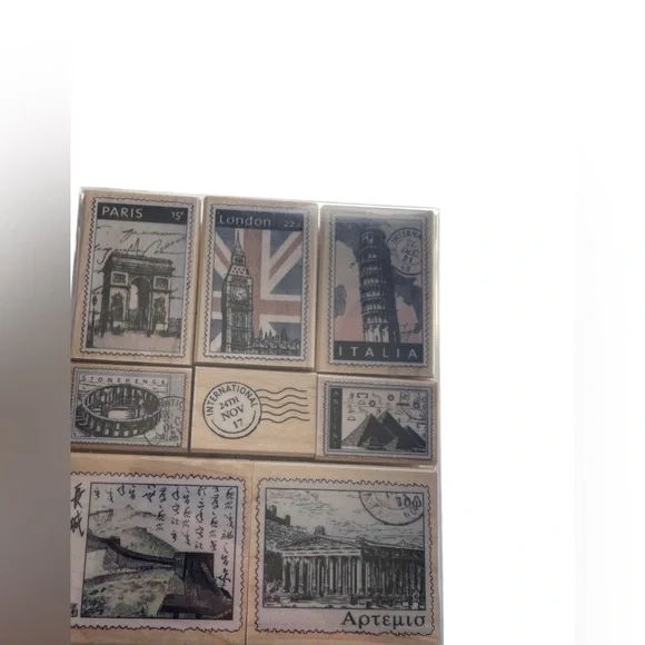 Hero Arts 2001 Collectors Edition International Tour Deluxe Rubber Stamps Paris - Picture 5 of 5